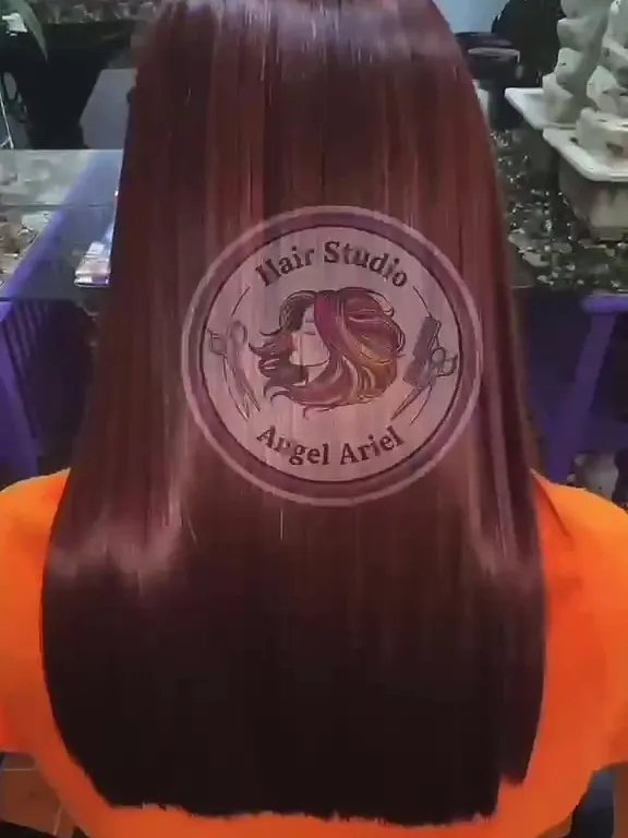 Resultado final del alisado sin formol en Hair Studio by Angel Ariel
